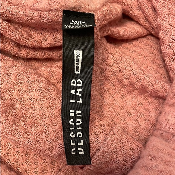 Design Lab Pink Cowl Neck Sweater - Picture 8 of 8